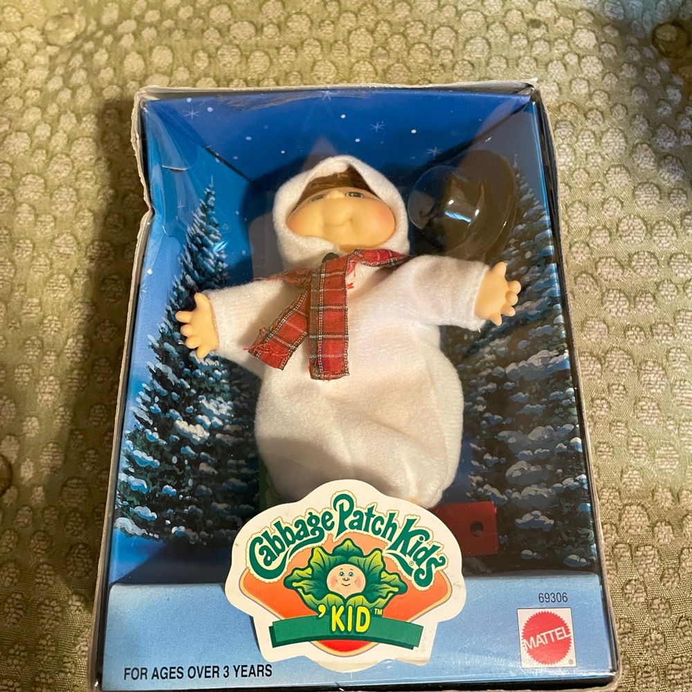 1984 Mattel Cabbage Patch Miniature Snowman Doll